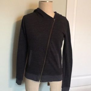 Rubbish Distressed Zip Up Hoodie